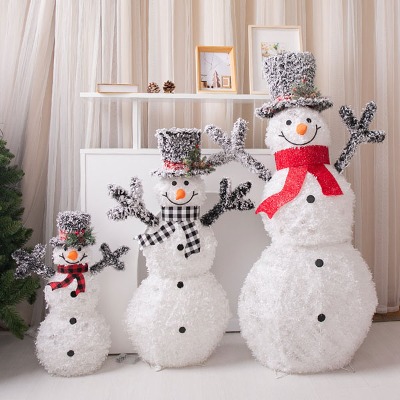 크리스마스 화이트 눈사람 3종세트(60cm,90cm,120cm)리틀타익스 분당점