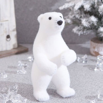 크리스마스 서있는 하얀 북극곰 30cm리틀타익스 분당점