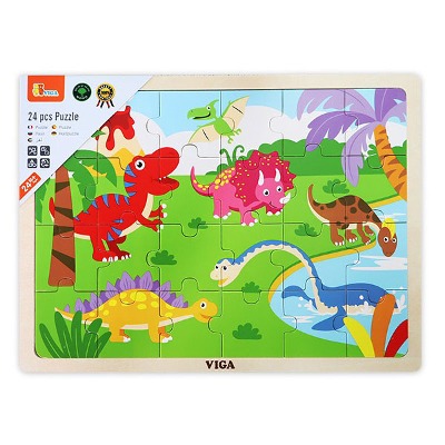 VIGA 24피스 퍼즐-공룡리틀타익스 분당점